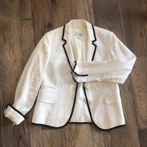 J Crew linen blazer